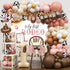 YJDFWAUT My 1st Rodeo Birthday Decorations Girl, Western Cowgirl First Birthday Party Supplies,