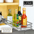 4-3/8 inch 1 LYNK PROFESSIONAL Pull Out Spice Organization for Cabinets - Wide Spice Rack for Inside Cabinets, Slide