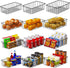 Joben Oligey 12 Pack Small Wire Storage Baskets for Organizing, Metal Bins for Kitchen, Bathroom, Pantry Organization