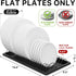 Simple Houseware Black Plate Drying Rack with Drainboard