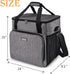 BAGLHER Coffee Maker Storage Bag, Waterproof Travel Organizer Case for Kering Machines, Grey