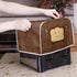 Cartoon Toast Toaster Cover, Pink Kitchen Broiler Organizer Bag with Top Handle, Water Proof, Dust & Fingerprint