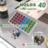 Coffee Pod Holder Drawer, Nespresso Coffee Pods Storage Organizer for Capsules, Clear Drawer Design