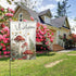 DOVPOD 1218 Inch Mushrooms and Fern Garden Flags Welcome Double Sided Decorative Yard Banner Seasonal Flag for Outdoor