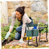 YARNOW Kneeling Stool Side Pockets Portable Seat Tools Multi Pocket Tote Bag Gardening Storage Organizer Garden Tool Pouch for Kneeler Garden Kneeler Tool Pouch Kneeler Seat Bag