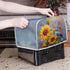 Xoenoiee Butterfly Bird Floral Pattern Toaster Cover, Quilted Cover for 2 Slice Bread Maker, Kitchen Appliance Cover
