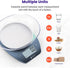 Etekcity 0.1g Food Scale with Bowl, Digital Grams and Ounces for Weight Loss, Dieting, Baking, 11lb/5kg, Prussian Blue