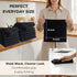 13"x13" Set 12 Kitchen Dish Cloths for Washing Dishes - Waffle Weave Cotton Dish Rag Towel - of Black Kitchen Washcloth