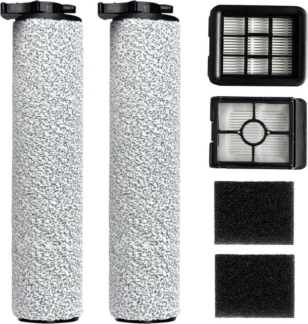 Leacheery Replacement Brush Roller and HEPA Filters Kit Compatible with Bissell Crosswave HF3