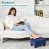Small Foot Stool Ottoman, Velvet Footstool Ottoman Foot Rest for Couch, Rectangle Footstools and Ottomans Small