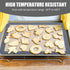 3-Pack Non-Stick Reusable Silicone Baking Mat, Perfect for Oven, Great for Baking Cookies, Pizza, Food-Grade Silicone