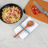 Restaurantware Coco Casa 10.8 Inch Handmade Serving Spoon - 1 Greaseproof Coconut Spoon, Sustainable Brown Flatware