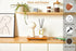 12" Counter (M:12"x7"x1.57") Medium Acacia Wood Riser Pedestal Stand Farmhouse Wood Display Riser for Kitchen