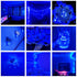 Ranlraka 7Ft 20 Decoration-2Pack Blue Battery Operated LED String Lights LED Silver Copper Wire Fairy Ambiance Lighting