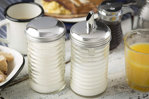 Tablecraft 12 oz Beehive Sugar Pourer, Clear