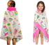 Hooded Bath Beach Towel for Kids - Unicorn - Large 50"x30" Inch