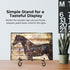 TR-LIFE 4 Pack 10 Inch Plate Stands for Display, Metal Easel Stand for Picture Frame, Decorative Plates, Books,
