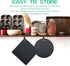 Multi-Purpose Silicone Trivet, Flexible Heat Resistant Pot Holders, Square and Round Mats for Hot Pots and Pans,