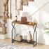 2 CTHR21301 MAHANCRIS Tier Console Table, Sofa Table, Narrow Entryway Table, Hallway Entrance Table, Hourglass-Shaped