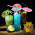 Drink Umbrellas Cocktail Picks, 152 Pcs Hawaiian Cocktail Umbrellas for Tiki Bars, Fruit Plates, Birthday Parties