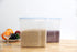 Set 2 Basicwise Large BPA-Free Plastic Food Cereal Containers, Airtight Spout Lid