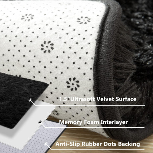 5x8 Jelymark Super Soft Shaggy Rug for Bedroom, Feet Fluffy Carpet for Living Room, Fuzzy Indoor Plush Area Rug