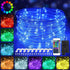 OMIKA 120 LED Rope Lights Plug in, 40ft Waterproof Outdoor String Light with Remote Timer for Party Decor