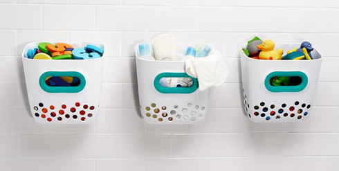 OXO Tot Bath Toy Bin, Teal, 1 Count