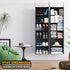 SpaceAid 2 Pack Hanging Closet Organizer with Dividers, 24 Compartments Hanging Shoe Shelves for Closet