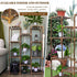 10 11 Uneedem Plant Stand Indoor Outdoor, Tall Plant Shelf for Multiple Plants, tiers Pot Large Plants Holder Rack Wood