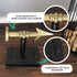 Stylish Large Gold Arrow Bookends - Heavy Duty Decorative Shelf Holders