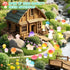 WEIZEW 100pcs Mini Mushrooms Tiny Resin Mushrooms Miniature Little Small Mushroom Figures Bulk for for Micro Fairy