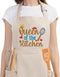 Fairy's Gift Funny Cooking Aprons for Women, Embroidered Cute Baking Apron with Pockets
