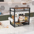 TQVAI K Cup Holder, 70 Capacity Coffee Pod Drawer & Organizer for Countertop, Black Coffee Bar Decor