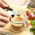 Spring Chef 8-Piece Stainless Steel Measuring Spoons Set with Leveler, Round Metal Teaspoon & Tablespoon
