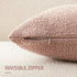 Cozy 26x26 Inch,1PC,Light Foindtower Decorative Textured Boucle Throw Pillow Covers Accent Solid Pillow Cases Neutral