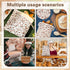 Acellegic (2 13x17in 10in 100% Reusable Beeswax Bread Bags for Homemade Bread Sourdough Pcs Bags + Bowl Cover) Floral