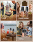 Set 9OZ Set Sangcon Gravity Electric Salt and Pepper Grinder Shakers UPGRADED XL CAPACITY Battery Powered Refillable