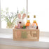 Rectangular Storage and Decor Basket, Wood Box, Natural Pine and Bamboo Material