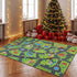 4x6 3-12 Merelax Kids Car Area Rug, Green Grey Area Road Rugs for Living Room Playroom Classroom Bedroom, Non Slip Kids
