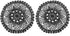 2 12 Inch Pieces Halloween Doilies Crochet for Dressers and End Tables Crafts Disposable Small Valentines Doilies Cloth