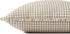 Loloi Dinah Pillow Cover Only, 22X22, Ivory/Earth