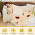 60in LetsFunny Burrito Tortilla Throw Blanket, Double Sided Burrito Taco Tortilla Wrap Blankets, Giant Funny Realistic