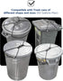 Encased Trash Can Lock for Animals/Raccoons, Heavy Duty Nylon Bungee Cord for Large Outdoor Garbage Lid Lock