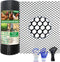 Black Plastic Chicken Wire mesh 15.7IN x 33FT,Plastic Chicken Wire Fencing,Poultry Netting,Plastic