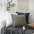 Cozy 1224 Inch, 1PC, Foindtower Decorative Linen Fringe Throw Pillow Covers Boho Farmhouse Cushion Cover with Tassels