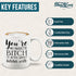 shop4ever You're My Favorite B To B About B Ceramic Coffee Mug, Funny Bestfriend Bridesmaid Sister Gift, 11 oz (White)