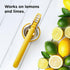 Chef'n FreshForce Lemon Squeezer Citrus Juicer, Manual Hand Press with Dual-Gear Power for Maximum Juice Extraction
