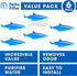 Fette Filter - Humidifier Cleaner in The Shape of a Shark, Demineralization Float Compatible with Most Humidifier and Fish Tank, Eliminates White Dust and Reduce Odor - Pack of 6