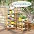 3-Tier Closet 17.2IN viewcare Small Shoe Rack, Shoe Rack for Entryway, Bamboo Wood Shoe Shelf for & Hallway, Long |